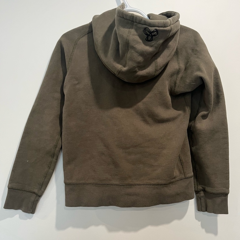 TNA Dark Green Hoodie with Black Logo - Picture 3 of 10